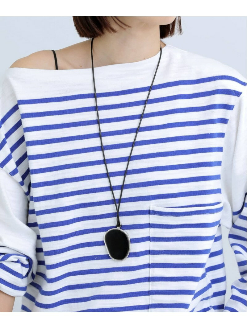 JAMIRAY/ジャミレイ BEAN STONE CORD NL ネックレス IENA イエナ アクセサリー・腕時計 ネックレス ブラック【送料無料】[Rakuten Fashion]