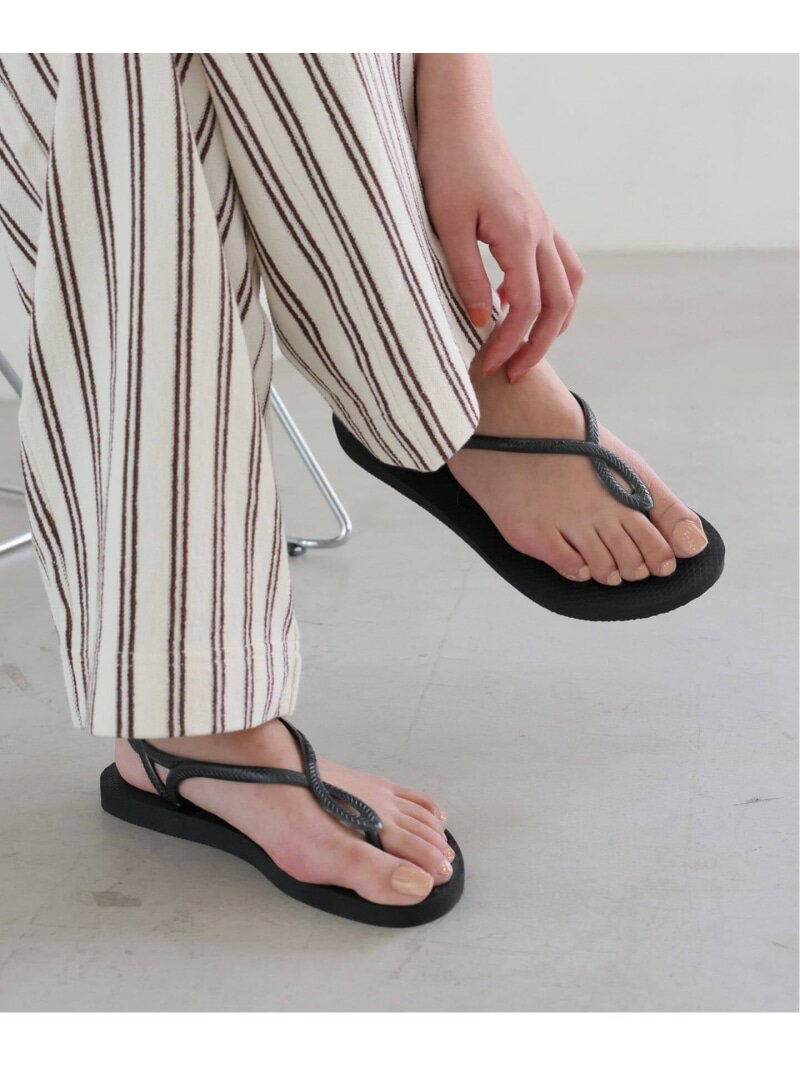 《WEB限定》Havaianas/ハワイアナス LUNA サンダル LUNA4129697 SLOBE IENA スローブ イエナ シューズ・靴 サンダル ブラック ブラウン【送料無料】[Rakuten Fashion]