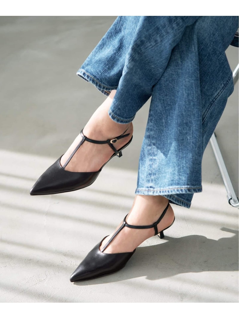 樂天商城 - IENA pointed pumps パンプス IENA イエナ シューズ・靴 パンプス グレー ブラック【送料無料】[Rakuten Fashion]