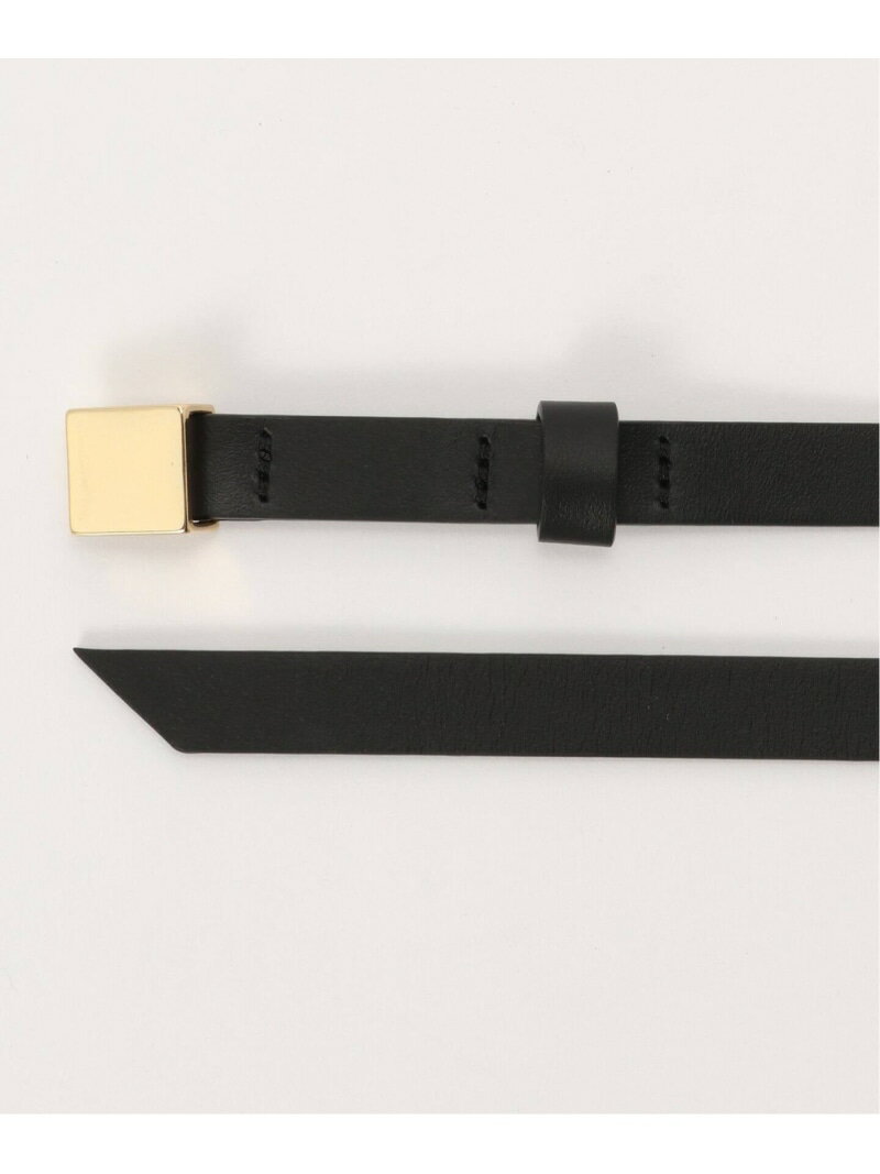 LEFIJE/レフィージェバックルホソベルト 251670234 IENA イエナ ファッション雑貨 ベルト ブラック【送料無料】[Rakuten Fashion]