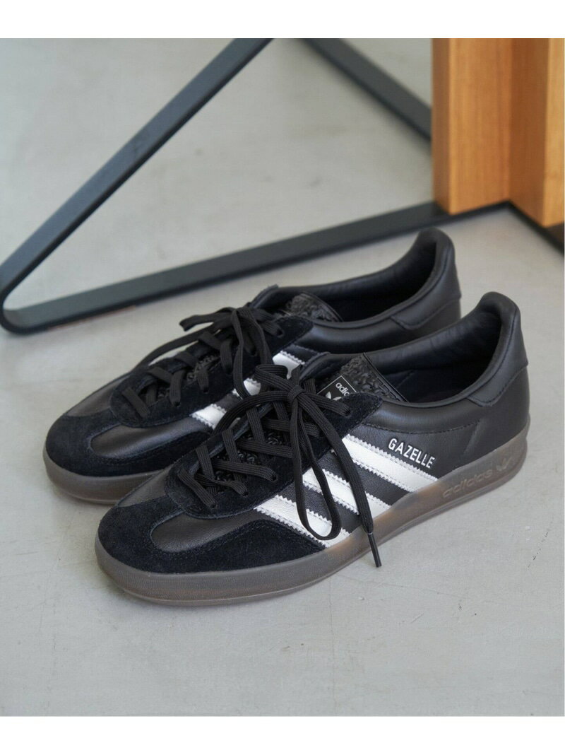 《予約》adidas Originals for EDIFICE/IENA 別注 GAZELLE INDOOR Exclusiveモデル IENA イエナ シューズ・靴 スニーカー ブラック【先行予約】*【送料無料】[Rakuten Fashion]のサムネイル