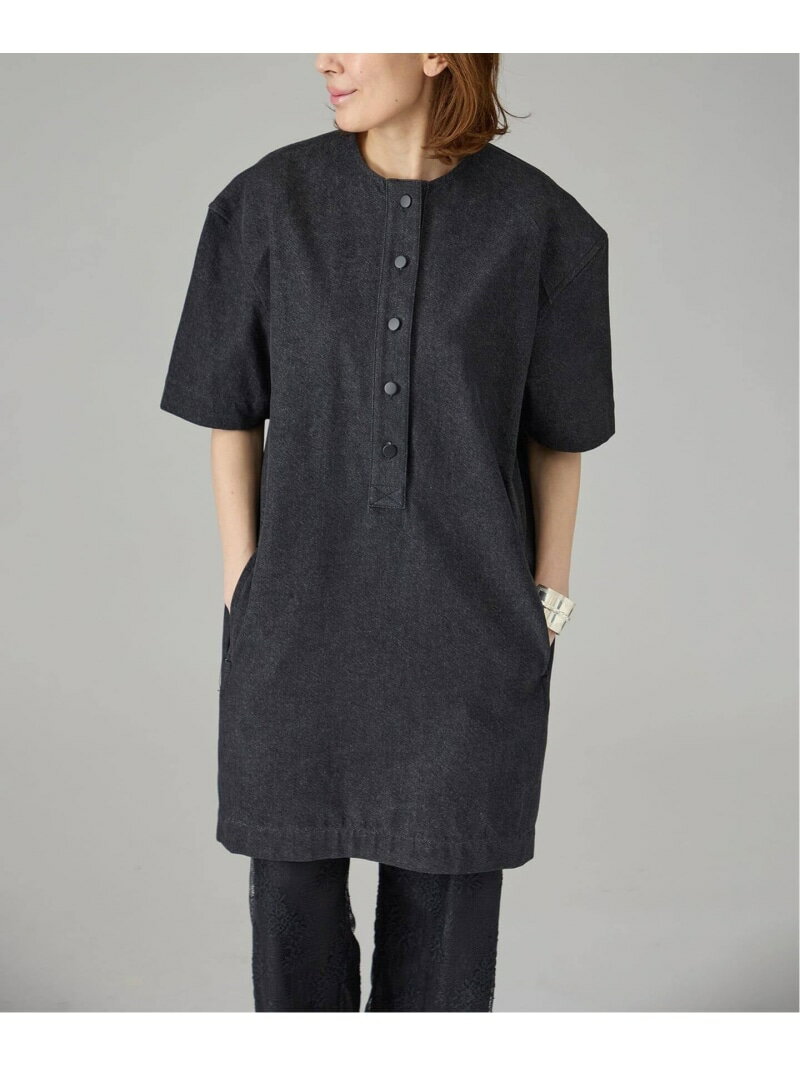 樂天商城 - BOWTE バウト Denim Minimum ショートドレス 261090001 VERMEIL par iena ヴェルメイユ パー イエナ ワンピース・ドレス ワンピース ブラック【送料無料】[Rakuten Fashion]