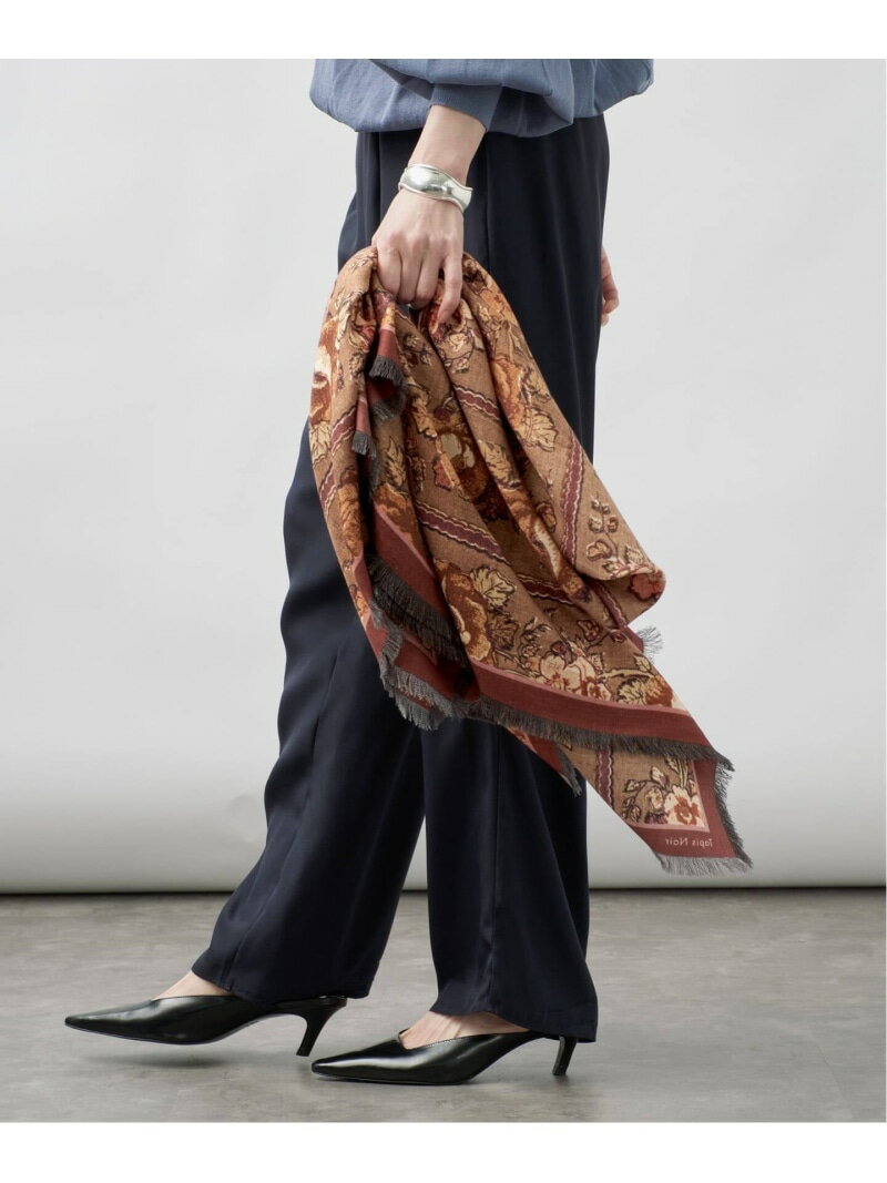 《予約》Tapis Noir タピス ノワール Wool Large Gala スカーフ VERMEIL par iena ヴェルメイユ パー イエナ ファッション雑貨 スカーフ・バンダナ*