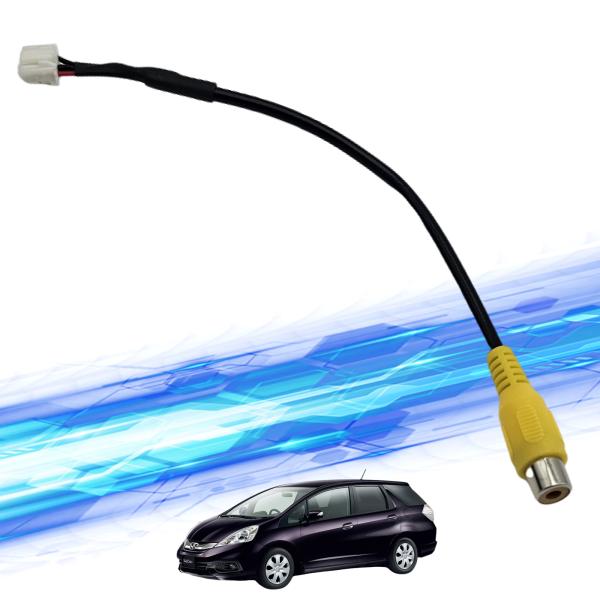 フィットシャトルハイブリット バックカメラ アルパイン アダプター 変換 RCA 6ピン ハーネス 接続 ien..