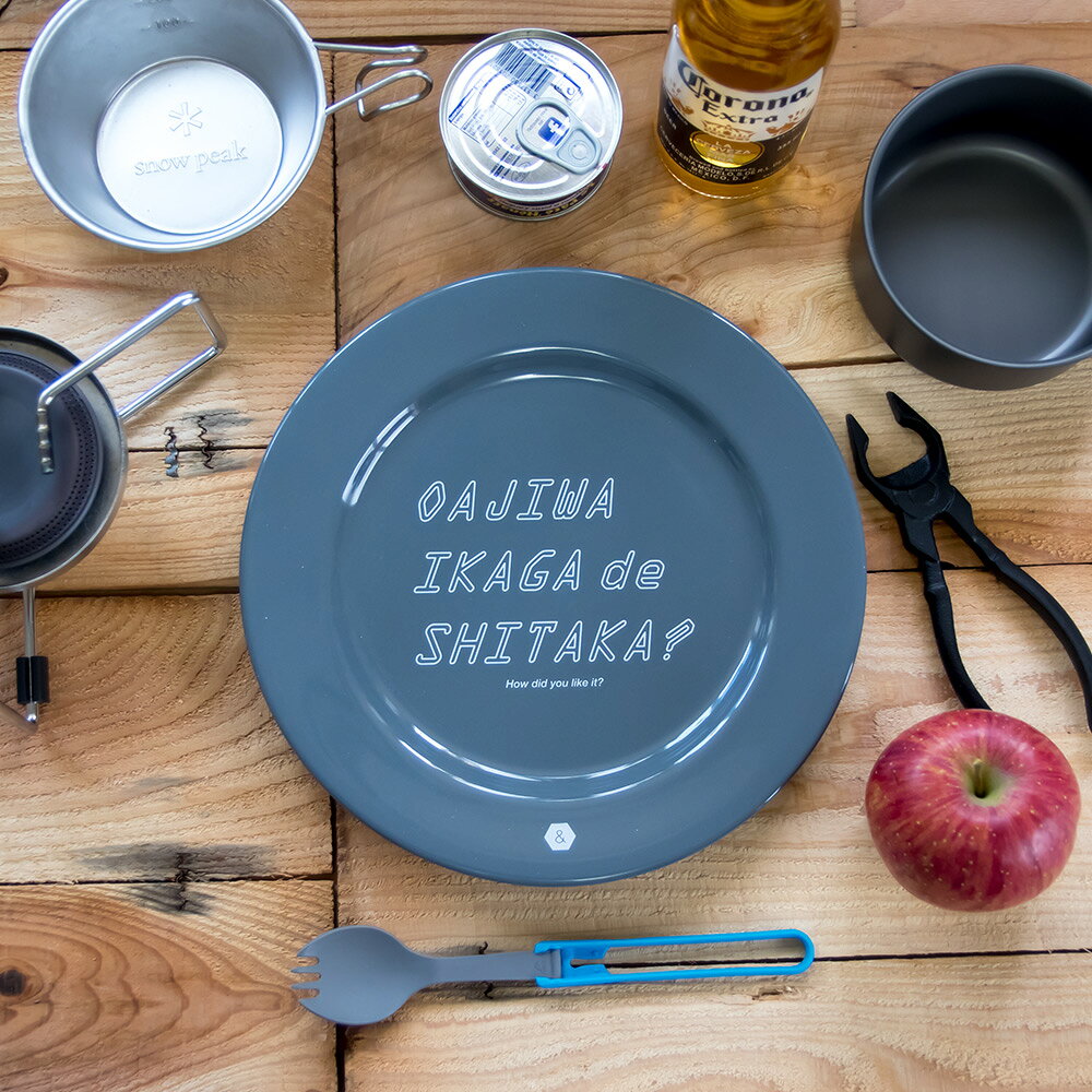 ロゴ入りディッシュプレート ＆NUT お皿 日本製 国産 8寸 皿 ワンプレート おしゃれ 陶器 DISH OF CONSIDERATION通販格安セール情報　楽天　通販