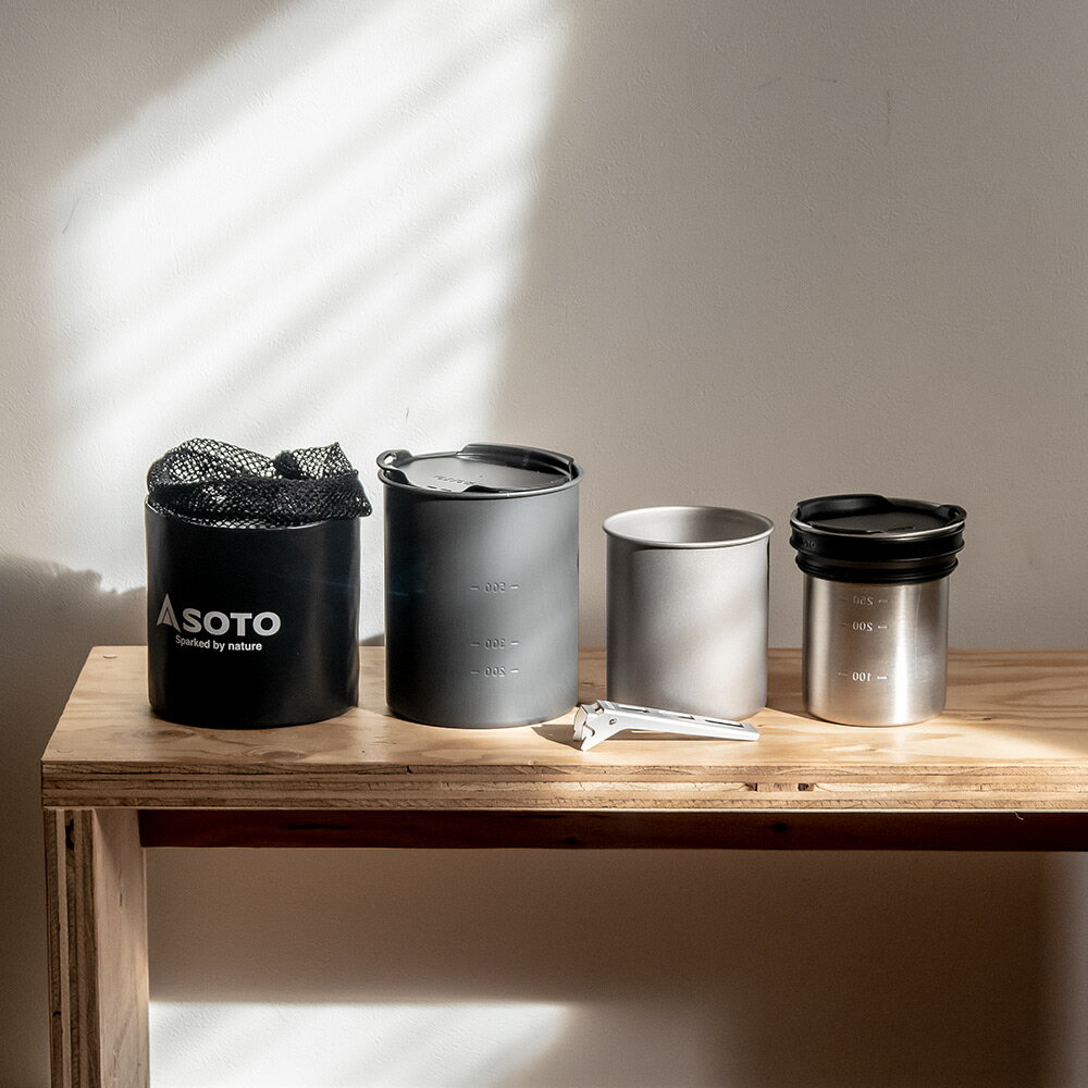 SOTO SOD-521 ソト 新富士バーナー サーモスタッククッカーコンボ クッカー バーべキュー クッカーセット キャンプ アウトドア 登山 トレッキング