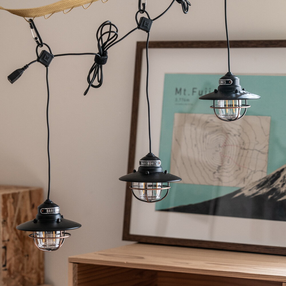 ベアボーンズリビング Barebones Living BBL エジソン ストリングライトLED ランタン ブロンズ 最大100ルーメン通販格安セール情報　楽天　通販