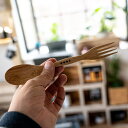 ウッデンキャンプスポーク WOODEN CAMP SPORK 4Pセット &NUT アウトドア スプーン フォーク カトラリー AND NUT