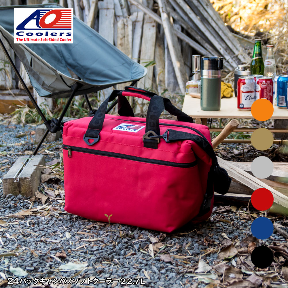 AOクーラーズ AOcoolers エーオー クーラーズ 24パック キャンバス ソフトクーラーバッグ クーラーボックス 24缶用 22.7L通販格安セール情報 楽天 通販