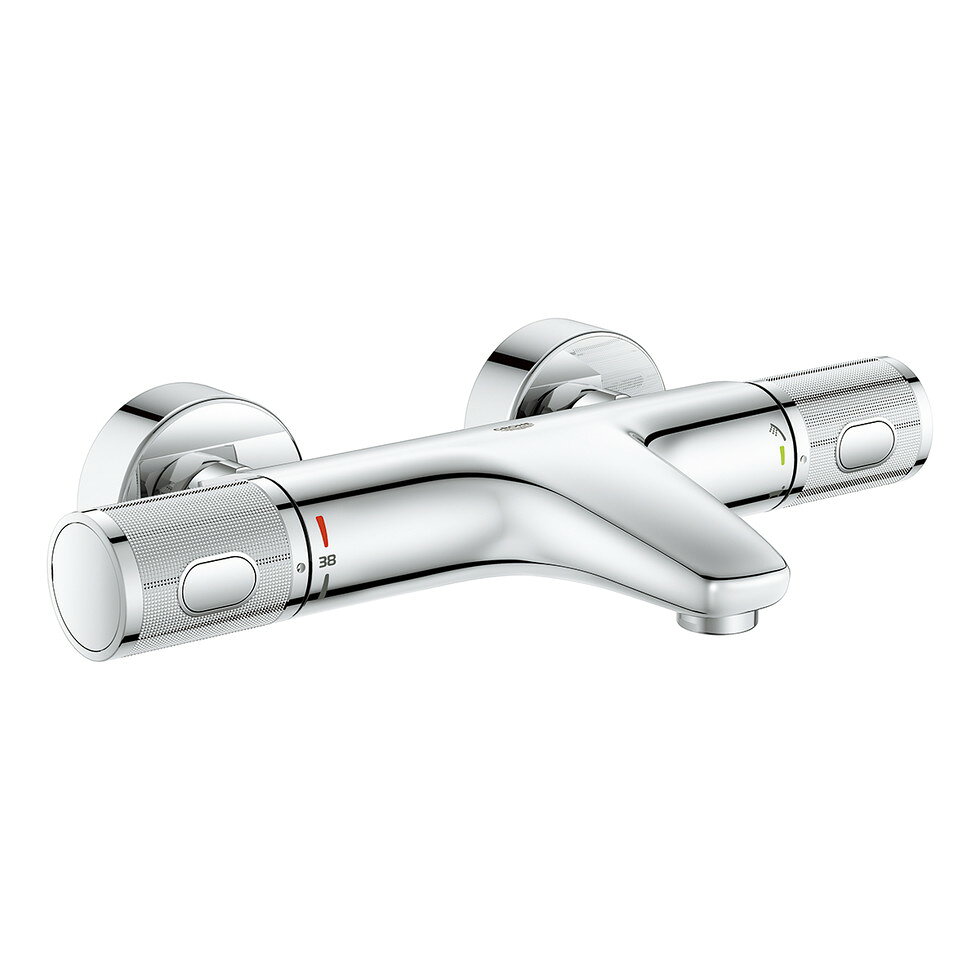 GROHTHERM 1000PERFORMANCEシリーズ サーモスタットシャワー混合栓 吐水タイプ：バス・シャワー 一般地/寒冷地：寒冷地 シャワーヘッド、シャワーホースシャワーホルダー(またはウォールバー)などが別途必要です