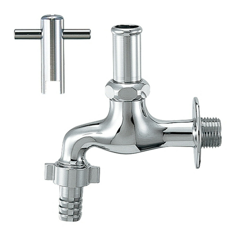 カクダイ[7031L]共用カップリング付き横水栓