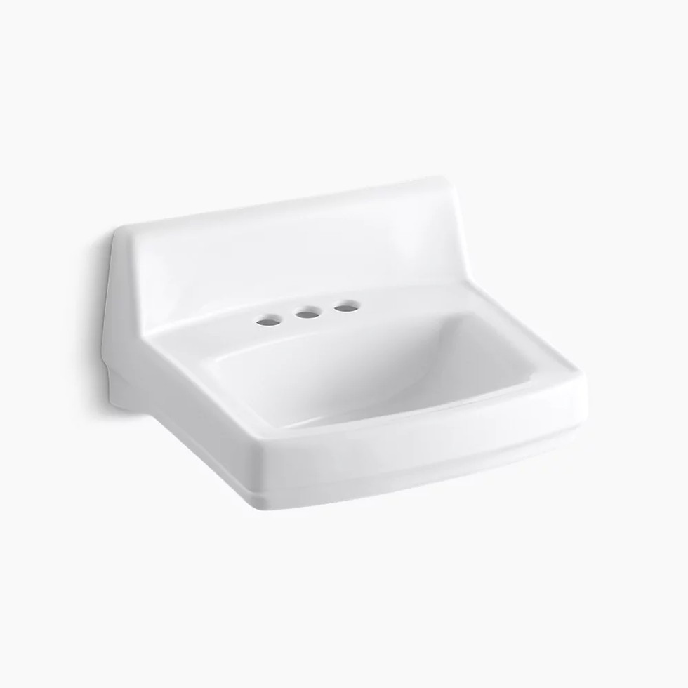 Greenwich(グリーンウィッチ)壁付手洗器(4インチ水栓用)