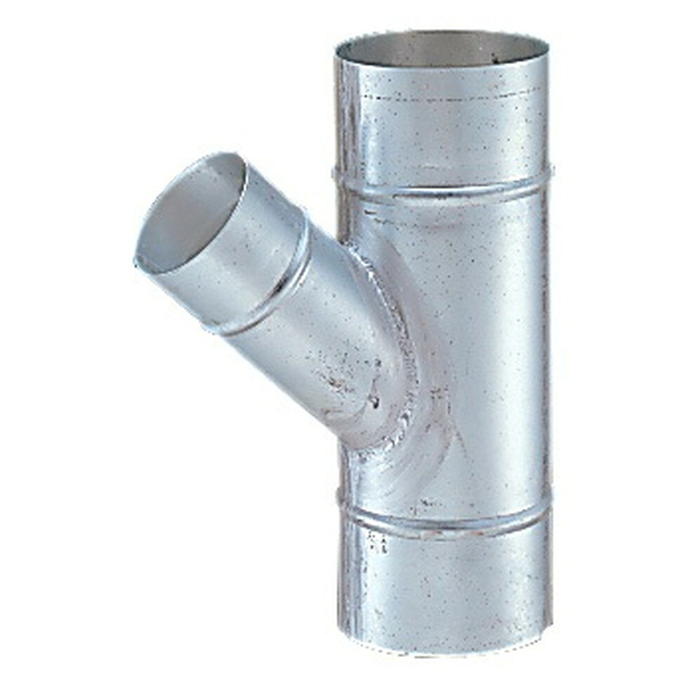 品番：P-13PY パイプ接続部材（Y管） 鋼板製 適用パイプ：φ100mm