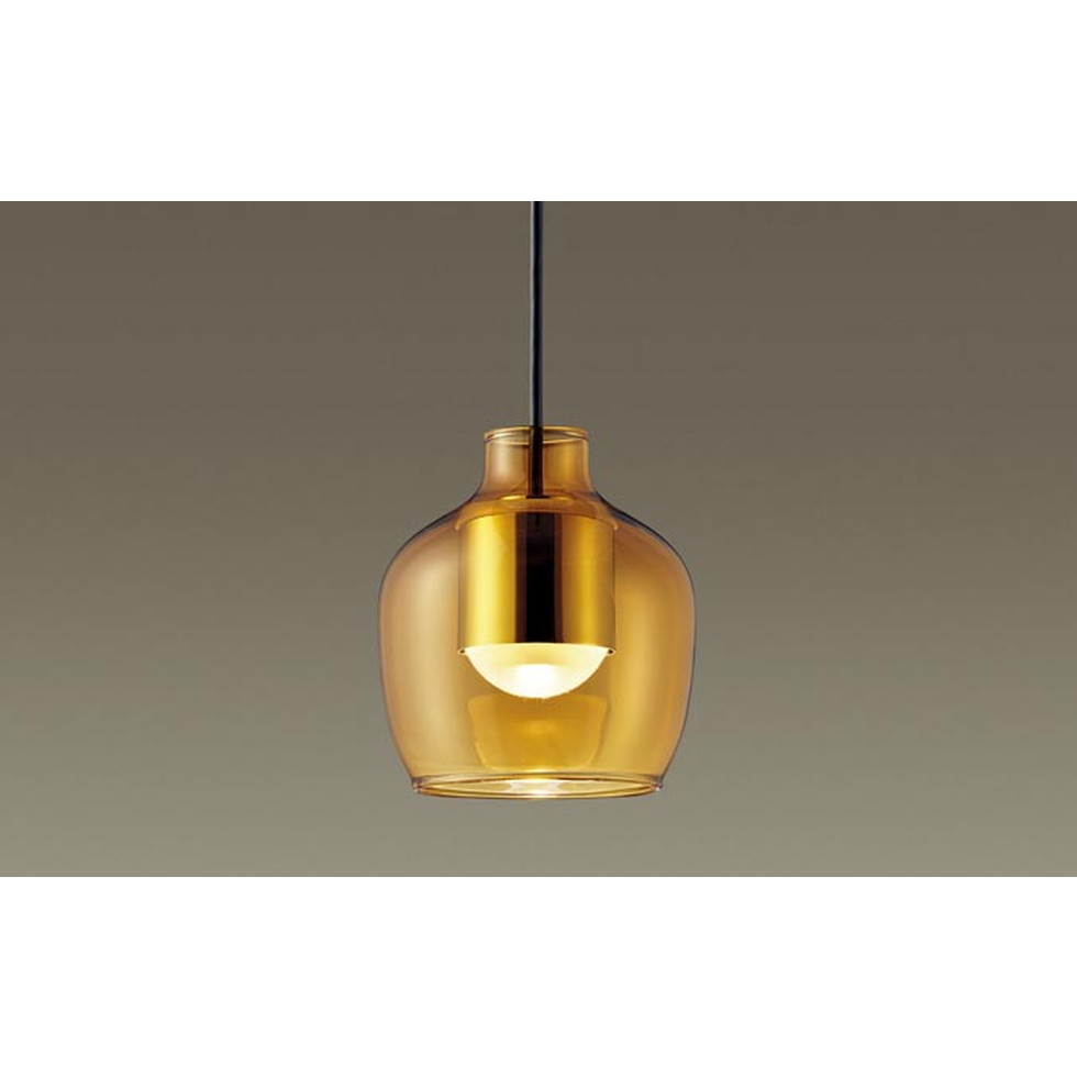 パナソニック[LGB10425LE1]天井吊下型　LED（電球色）　小型ペンダント　美ルック・ガラスセードタイプ・拡散タイプ・直付タイプ　白熱電球60形1灯器具相当