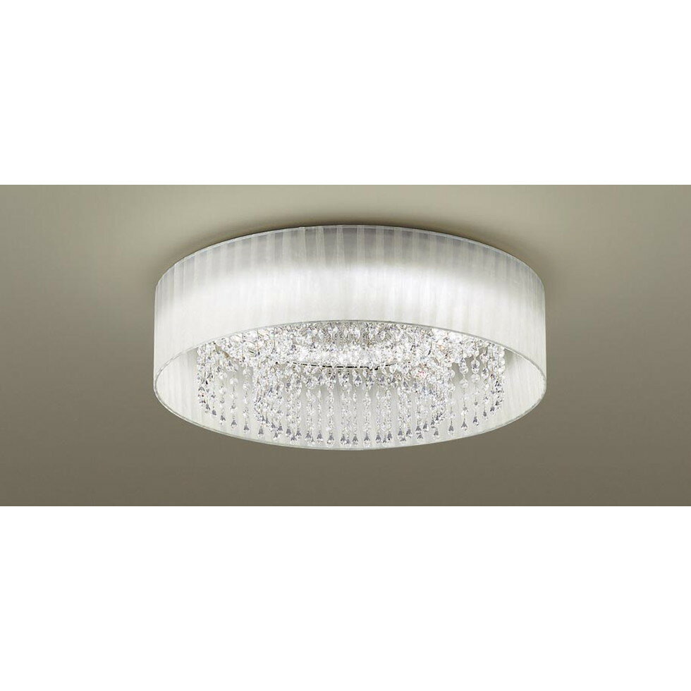 パナソニック[LGC30117]天井直付型　LED（昼光色〜電球色）　シーリングライト　リモコン調光・リモコン調色・Uライト方式　シャンデリング　〜8畳