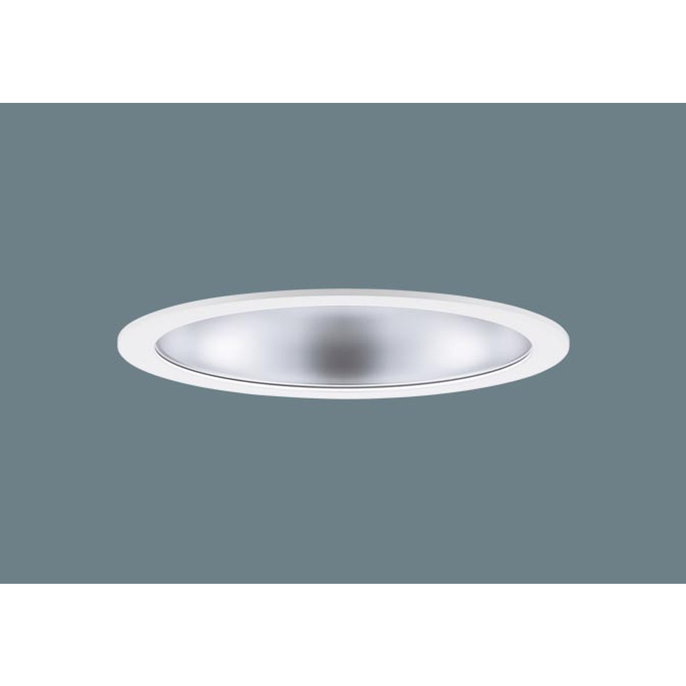 品番：NDN48907S　種類：ダウンライト　商品説明・詳細：光源 ◆LED（温白色）　◆色温度：3500 K　◆光束維持時間60000時間（光束維持率80％） 寸法 ◆埋込穴径：φ250 mm　◆埋込高：74 mm 仕様・注意事項 ◆[反射板（上部）]プラスチック（ホワイト） ◆[反射板（下部）]アルミ（銀色鏡面仕上） ◆[枠]鋼板（ホワイトつや消し仕上） ◆天井埋込型、埋込穴φ250、浅型9H・ビーム角85度・拡散タイプ・光源遮光角15度 ※電源ユニット別売