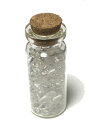 ガラス小瓶入り水晶 約15g 浄化 さざれ 天然石 パワーストーン 小【感謝セール】【スーパーSALE×スーパーセール×お買い物マラソン×ポイントアップ】