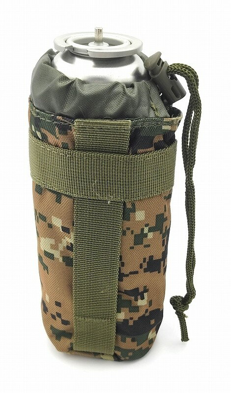 タクティカルバッグ CB缶カバー ボトルホルダー ACU迷彩3 ペットボトル バッグ サバゲー ミリタリー ポーチ 装備 アウトドア DIY 送料無料 2