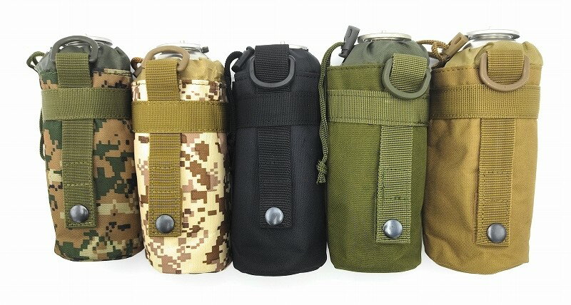 タクティカルバッグ CB缶カバー ボトルホルダー ACU迷彩3 ペットボトル バッグ サバゲー ミリタリー ポーチ 装備 アウトドア DIY 送料無料 3