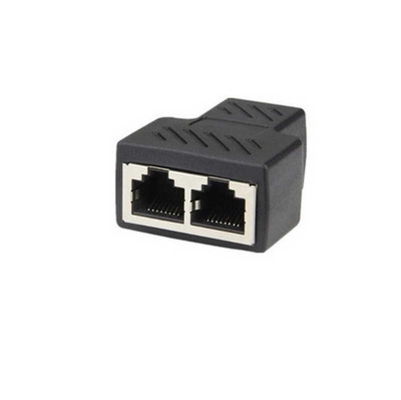 Rakuten - RJ45 LANケーブル 延長 コネクタ 2個セット LAN イーサネット ケーブル用中継 ソケット 有線 ソケット コネクタ アダプタ