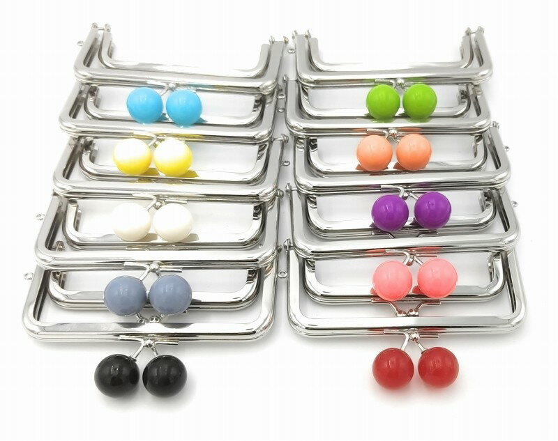 親子 がま口 口金 ハンドメイド 手芸 金属 パーツ 幅約12.5cm 10個セット 資材 手作り 材料 素材 作製 財布 印鑑ケース 小銭入れ 大きめ バッグ...