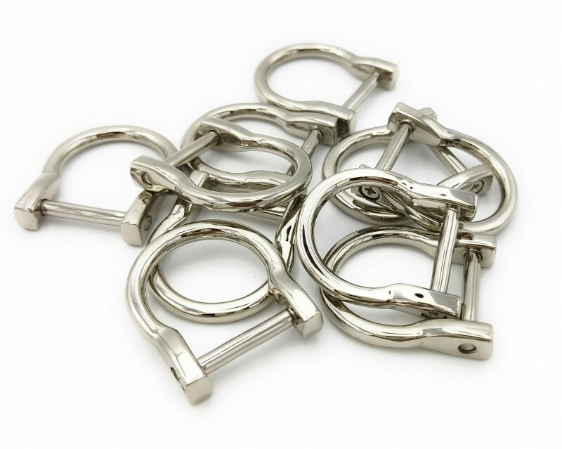 Rakuten - Dカン ネジ式 19mm シルバーカラー 10個入り パーツ ハンドメイド DIY 送料無料