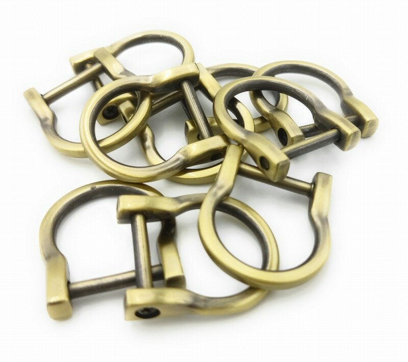 Rakuten - Dカン ネジ式 19mm ブロンズカラー 10個入り パーツ ハンドメイド DIY 送料無料