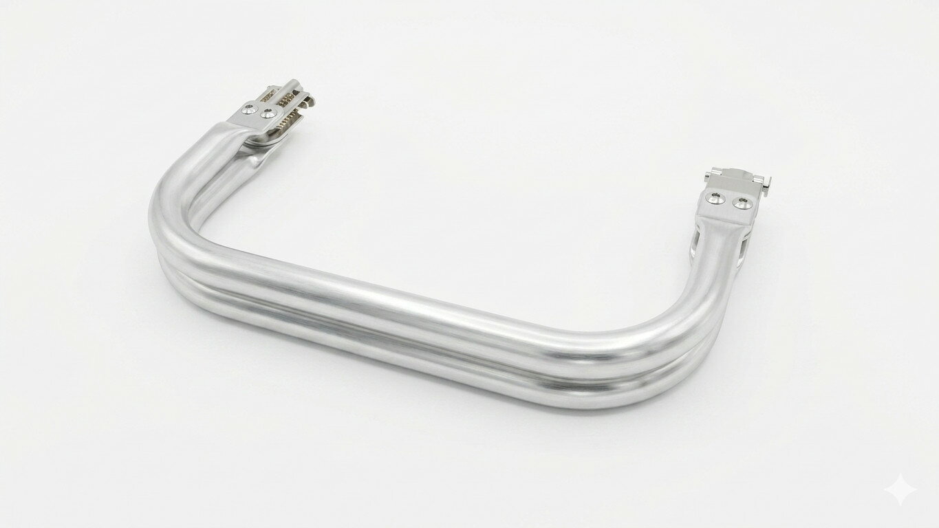 【商品名】 ばね式口金 / 口金（バネ口金） 【サイズ】 約 16cm × 9cm（160mm × 90mm） 【カラー】 シルバー（銀） 【内容量】 口金1個 【商品の特徴】 * バネの力でパカパカと開閉し、中身が飛び出さない便利な仕掛けパーツです。 * アルミ製で軽量・頑丈：しっかりとした金属製のパイプが、ポーチやミニバッグの綺麗な形をキープします。 * ハンドメイド初心者にもおすすめ：袋口の布に通して、端をピンで留めるだけで簡単に本格的ながま口風バッグが仕上がります。 【おすすめの手芸レシピ・用途】 * スマホポーチ / スマホショルダーバッグ * 化粧ポーチ / コスメポーチ / サニタリーケース * メガネケース / ペンケース / シザーケース * パカパカポーチ / ワイヤーポーチの製作材料に #ばね式口金 #ニューム口金 #バネ口金 #ワイヤー口金 #がま口 #ハンドメイド #手芸材料 #手芸資材 #ポーチ資材 #バッグパーツ #DIY #シルバーパーツ #手作りバッグ #裁縫材料 ※型紙は付属しません。 注意事項：モニターの発色により、実物と異なる場合がございます。【商品名】 ばね式口金 / 口金（バネ口金） 【サイズ】 約 16cm × 9cm（160mm × 90mm） 【カラー】 シルバー（銀） 【内容量】 口金1個 【商品の特徴】 * バネの力でパカパカと開閉し、中身が飛び出さない便利な仕掛けパーツです。 * アルミ製で軽量・頑丈：しっかりとした金属製のパイプが、ポーチやミニバッグの綺麗な形をキープします。 * ハンドメイド初心者にもおすすめ：袋口の布に通して、端をピンで留めるだけで簡単に本格的ながま口風バッグが仕上がります。 【おすすめの手芸レシピ・用途】 * スマホポーチ / スマホショルダーバッグ * 化粧ポーチ / コスメポーチ / サニタリーケース * メガネケース / ペンケース / シザーケース * パカパカポーチ / ワイヤーポーチの製作材料に #ばね式口金 #ニューム口金 #バネ口金 #ワイヤー口金 #がま口 #ハンドメイド #手芸材料 #手芸資材 #ポーチ資材 #バッグパーツ #DIY #シルバーパーツ #手作りバッグ #裁縫材料 ※型紙は付属しません。 注意事項：モニターの発色により、実物と異なる場合がございます。