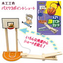 木工工作 バスケットボール フリースローゲーム 手作りおもちゃ 自由工作キット図画工作 夏休み 自由研究 宿題 作る 遊ぶ 楽しい 加賀谷木材【▲】/木工工作バスケ3ポイントシュート