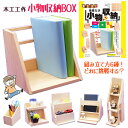 木工工作 小物収納BOX ブックスタンド 小物スタンド 組み立て 自由研究 夏休み 宿題 工作 小学生 子供 工作キット 手作り 図工 集中力 創造力 手作りおもちゃ 自由工作キット 加賀谷木材【▲5】/木工工作小物収納BOX