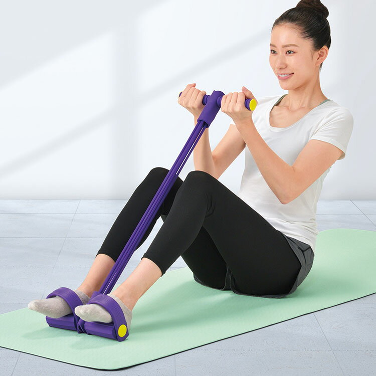 【10日P10倍】トレーニングチューブ 運動不足解消 ストレッチ エクササイズ リラックス マッサージ フィットネス 癒し 自宅 お家 おうち時間 全身 足 脚 運動 疲労 回復 軽量 定形外郵便発送【△】/2704091トレーニングチューブ