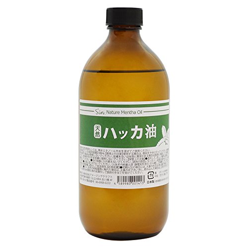 日本製 SIN天然ハッカ油500ml日本製ハッカ油虫除け消臭剤掃除人体無害中栓付き虫除けスプレー入浴剤消臭剤芳香用 /