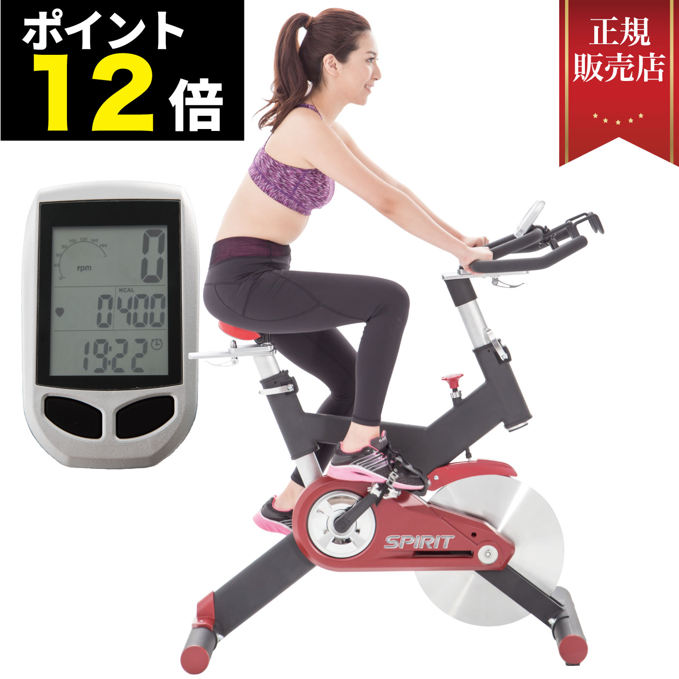 ダイヤコ DYACO SPIRIT FITNESS スピリットフィットネス スピンバイク 準業務用 家庭用 インドアサイクル インドアバイク スピニングサイクル フィットネスバイク トレーニングバイク トレーニングマシン ロードバイク 室内 無段階 SB702-3260 保護マット