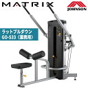 ラットプルダウン 業務用 ストレングスマシン GO-S33 ウエイトマシン 広背筋 僧帽筋 大円筋 トレーニングマシン GOシリーズ ジョンソン ジョンソンヘル...