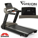 トレッドミル T600-03 ランニングマシン ルームランナー 業務用 ジョンソンヘルステック トレーニングマシン VISION FITNESS ビジョン カー...