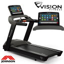 トレッドミル T600E-02 ランニングマシン ルームランナー 業務用 ジョンソンヘルステック トレーニングマシン VISION FITNESS ビジョン カ...
