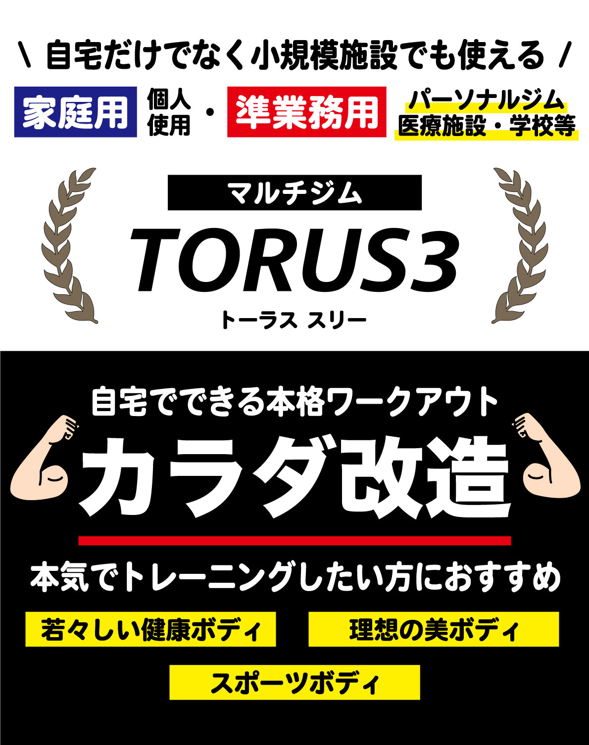 〈新発売〉 ジョンソンヘルステック TORUS3 トーラススリー JOHNSON HORIZON ホライズン マルチジム ホームジム 筋トレ トレーニングマシン トレーニング器具 ウエイトマシン ケーブル 家庭用 準業務用 最大負荷80kg ウエイトスタック式 プレスベンチ パーソナルジム 学校 2