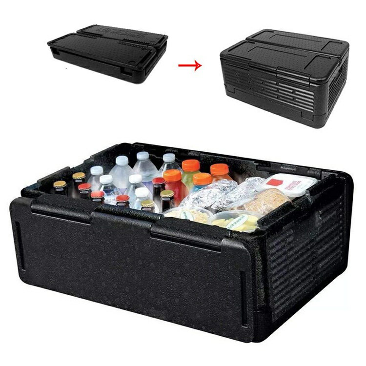 IF.LIFEの【送料無料・保冷保温用品】折りたたみ式 クーラーボックス バーベキュー 収納ボックス 冷温庫 ピクニック用 お花見 保冷保温 大容量 60L アウトドア適用｜アングル2