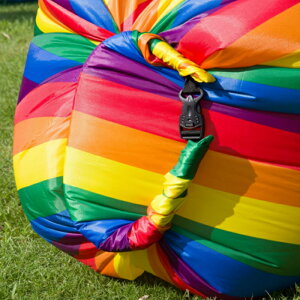 エアーベッド エアハンモック エアーソファー /たった15秒でどこでもエアソファー登場 エアーマット ベンチ 組み立て簡単 大人気 収納袋付き レインボー・軽型 行楽 旅行通販格安セール情報 楽天 通販