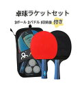 卓球ラケットセット ボール付き 卓球 ラバー ショート ロング ハンドル 初心者 上級者 プロ 自宅 室内 室外 男女兼用 トレーニング 運動 アウトドア フィ...