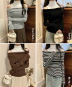 \23日最大P20倍&2BUY10%オフ/ 肩あき ニット トップス タートルネック ニット レディース バイカラー 大人カジュアル ニットソー オープンショルダー 着やせニットプルオーバー 肩見せ タイトニット ニットソー スリム きれいめ セーター 普段着ニットウェア 春 S M