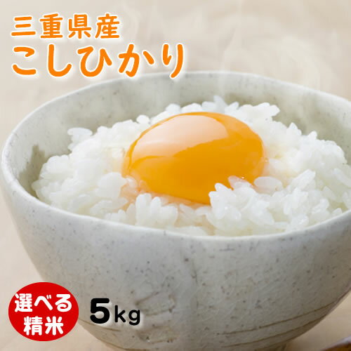 三重県産コシヒカリ 令和4年産 玄米5kg 送料無料 令和4年産 米ぬか無料 こしひ...