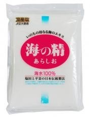 海の精・あらしお 500g 【メール便対応】天日 海塩 国産塩 伊豆大島産 漬物 漬け物 ぬか漬け 糠漬け 自然塩 塩田 海水 粗塩 うみのせい 海のせい