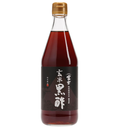 富士玄米黒酢 500ml 静置発酵法 コク ノビ 酢漬け 飲む黒酢 ドリンク 健康 1