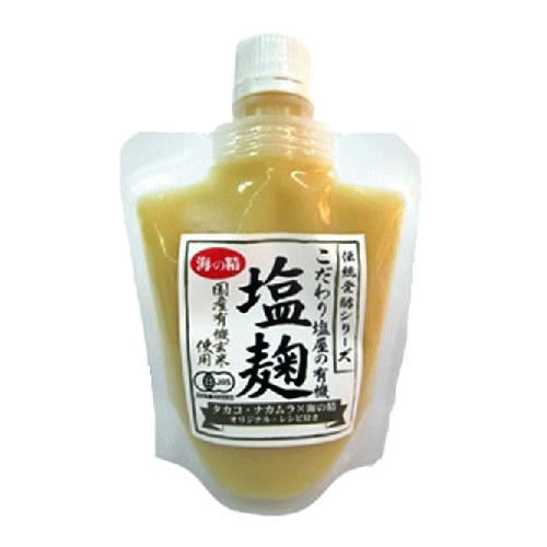 海の精 こだわり塩屋の有機塩麹 170g 塩こうじ 塩糀 酒粕 米麹 生麹 発酵食 調味料 オーガニック