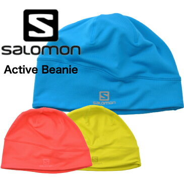 【50％OFF】【OUTLET SALE アウトレット セール 】SALOMON サロモン ACTIVE BEANIE アクティブビーニー マウンテン ビーニー 帽子ヘッドギア 小物 化繊 人気 カラフル ビビッド ピンク イエロー ブルー LC1138300 LC1219400 LC39492000