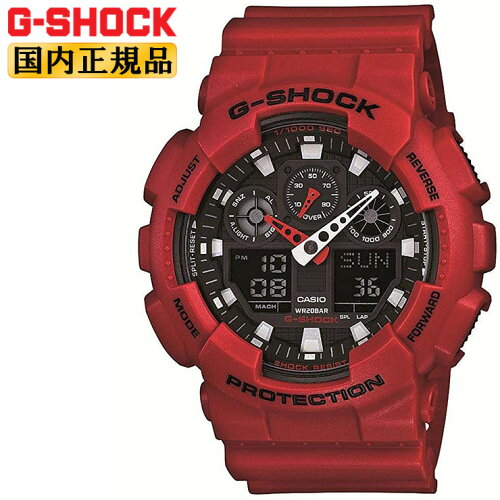 【レビューで3年保証】【正規品/送料無料】 G-SHOCK GA-100B-4AJF レ...