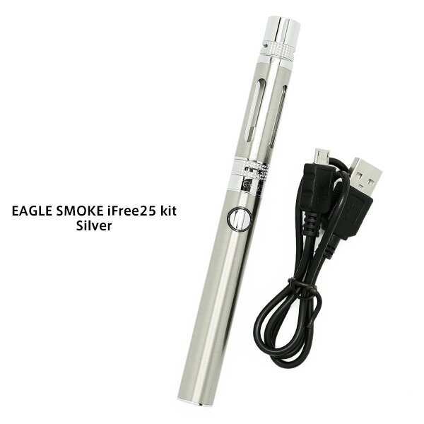 喫煙具, その他 EAGLE SMOKE iFree25 kit VAPE USB Silver 02P26Mar16RCP 02P26Mar16RCP