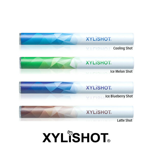 キシリショット XYLiSHOT キシリトール配合 ラテ アイスメロン クーリング アイスブルーベリー 使い切りタイプ ニコチン 0mg 約250回 電子ベイプ VAPE 【在庫あり】【02P26Mar16】【RCP】