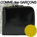 【限定★ポイントアップ】 コムデギャルソン ミニ財布 コンパクト コインケース COMME des GARCONS メンズ レディース ブラック×ゴールド SA3100MI MIRROR INSIDE GOLD 【あす楽】【送料無料】